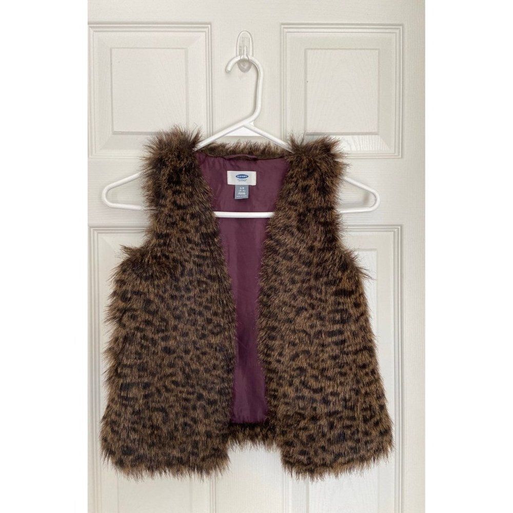 Faux Fur Vest-kid size small (6-7)